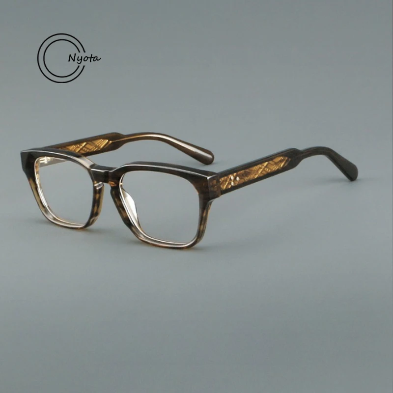 

2025 Handmade Retro Acetate Galsses Frame For Women And Men Fashion Optical Eyewear Myopia Reading Personalized Trend Eyewear