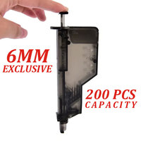 6MM Airsoft Plastic BB Speed Loader 100/220 Rounds War Games Combat Tactical Military Paintball Loader Outdoor Hunting Accessory
