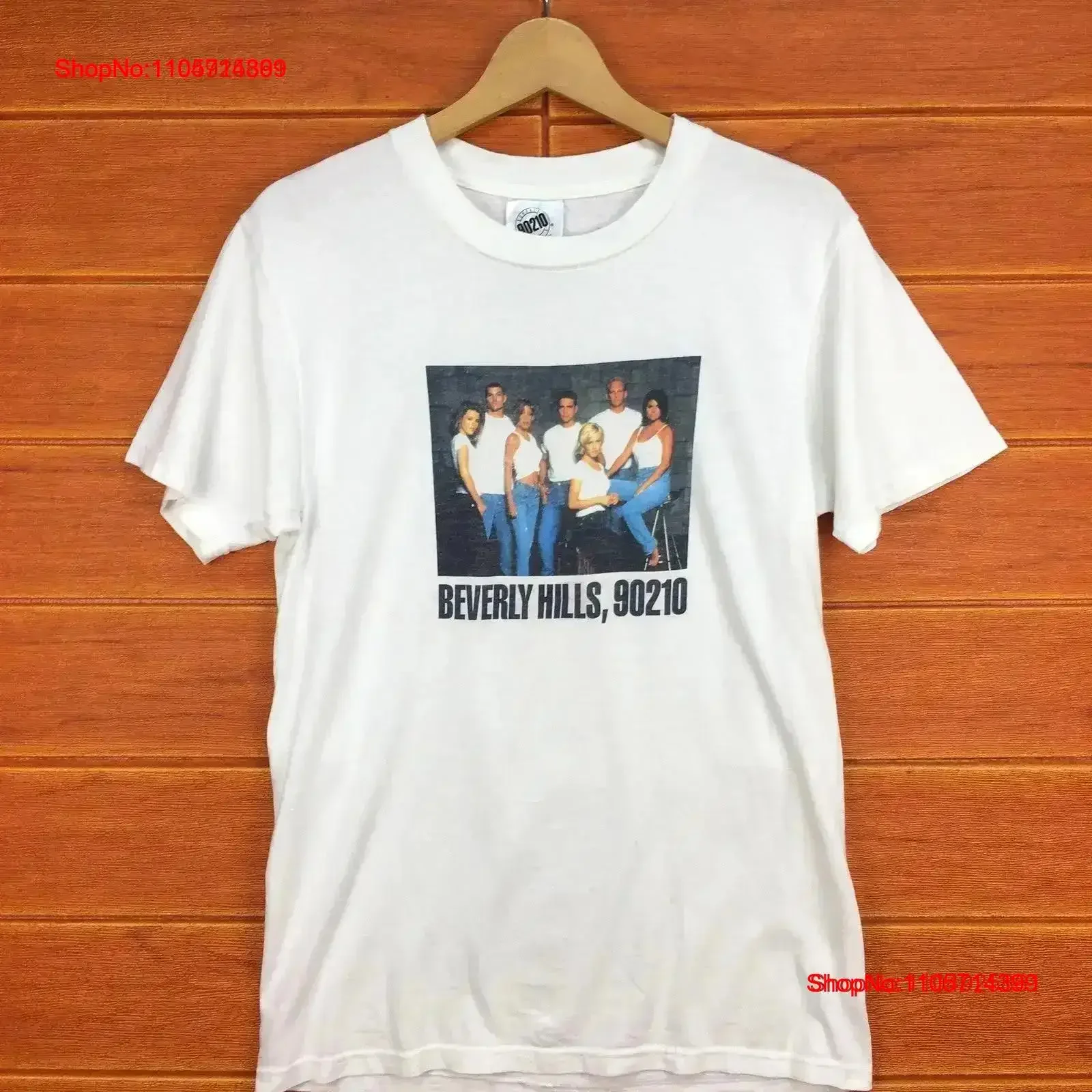 Vintage 90s Beverly Hills 90210 American Drama TV T Shirt 1999 Torand Production Inc Size S Washed Versatile fashion vintage