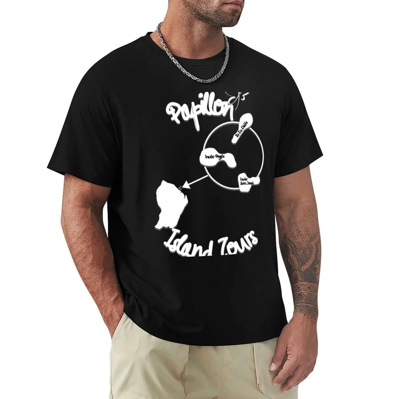 Papillon Island T-Shirt cotton t shirt man T-Shirt