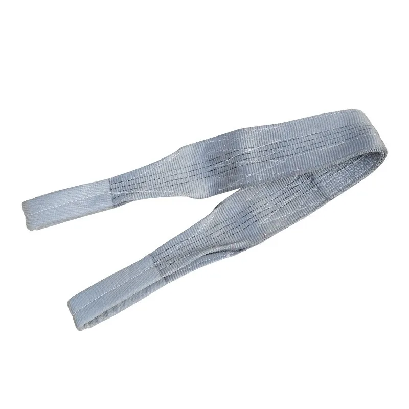 

4T flat ring sling 100mm wide lifting industrial sling, high strength hoisting rope