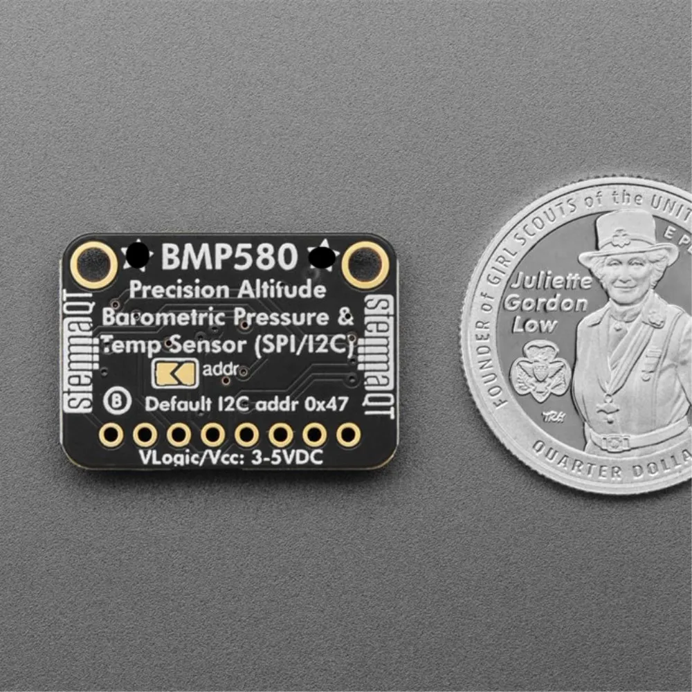 6411 Adafruit BMP580 I2C or SPI Temperature and Pressure Sensor - STEMMA QT