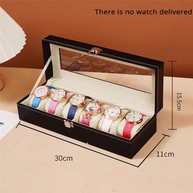 

【People Favorite】Leather Watch Box Watch Storage Box Watch Display Box Home Decoration Display Box Exquisite And Simple Gift Box