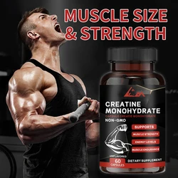 Creatine monohydrate - increases lean muscles, improves performance and strength, supports exercise recovery