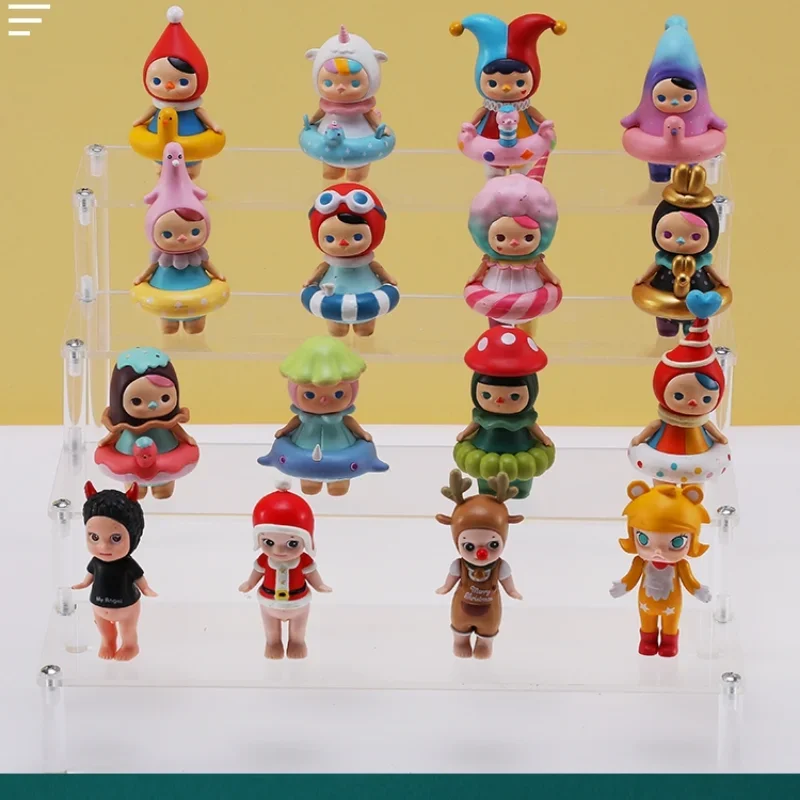 Acryl Display Stand Clear Display Riser Rack Voor Cupcakes Parfum Poppen Decor Organizer Voor Amiibo Figuren
