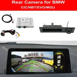 Rear Camera For BMW 1 2 3 5 7 Seires X1 X3 X5 X7 Mini Front View Backup Parking Guidance Reverse Interface CAM with Trunk Handle