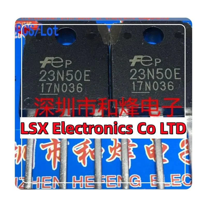 10PCS/Lot 23N50E FMH23N50E  TO-3P 500V 23A   Imported Original And New In Stock 100%Test