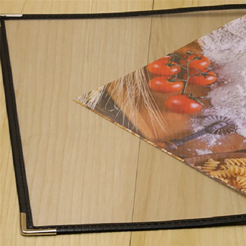 

ABMR-30 Pack Of Menu Covers - Single Page, 2 View, Fits 8.5 X 11 Inch Paper - Restaurant Menu Covers