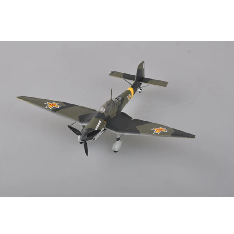 Easymodel 36389 1/72 German JU87D-3 WWII Fighter Bomber Plastic Finished Military Static Fighter Model Collection or Gift