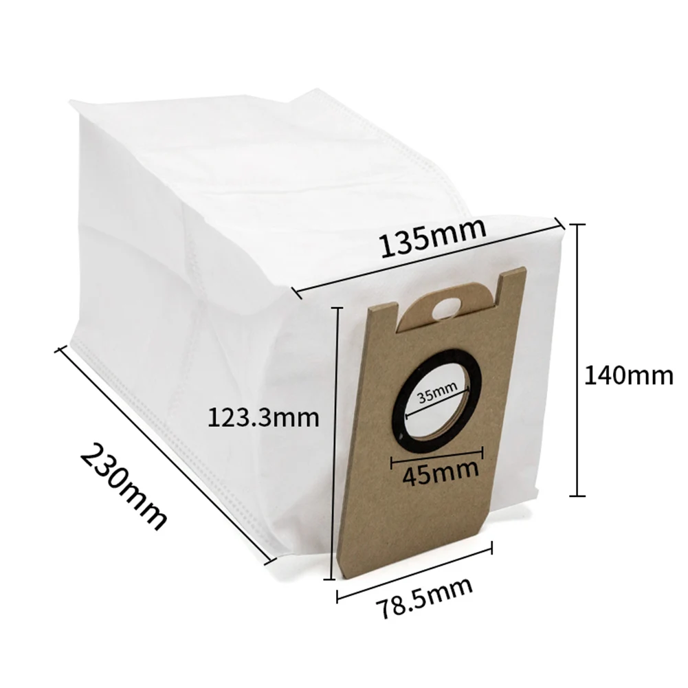 3/8Pcs Dust Bags 3.5 L Disposable Dust Bag Up To 70 Days For BObsweep For Dustin For Orb-i Replacement Dust Bags Vacuum Cleaner