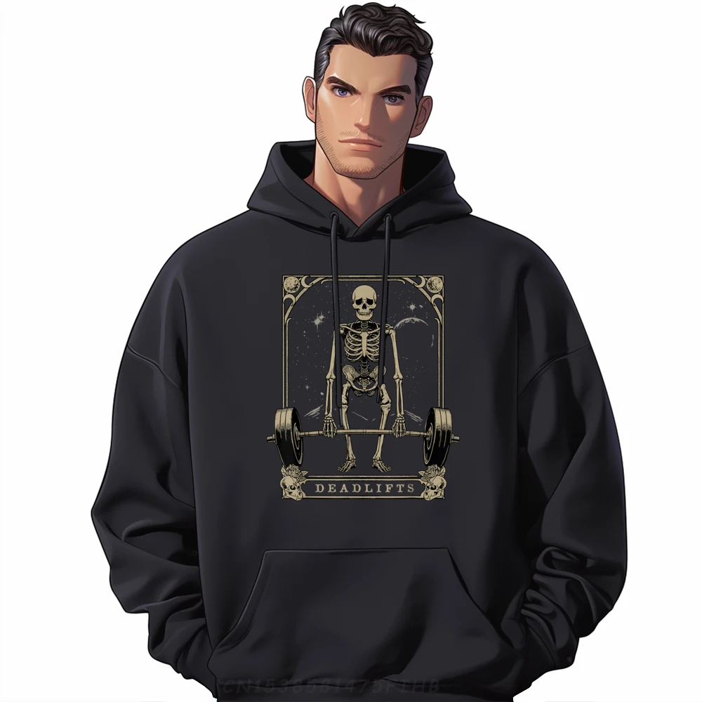 

Tarot Card Deadlift Shirt Deadlifts Cool Hoodies Boyfriend Thanksgiving Day Hoodies Coats Long Sleeve Newest Round Neck