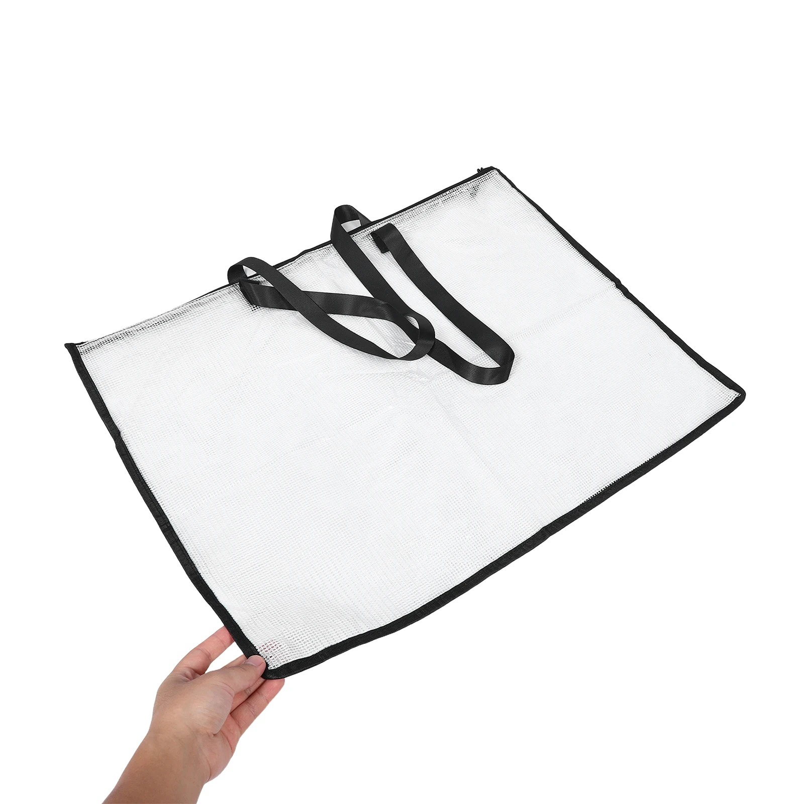 

Чехол для художественного портфолио с ручкой, прозрачная папка-органайзер, дизайн большой емкости для плакатов, картин, документов, объемные товары для рукоделия