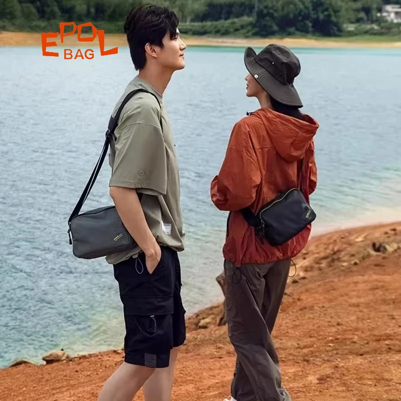 

EPOL Black Shoulder Bags Nylon Sports Travel Casual Crossbody Bags Fashion Oxford Cloth Waterproof Female Phone Bags 3033-03
