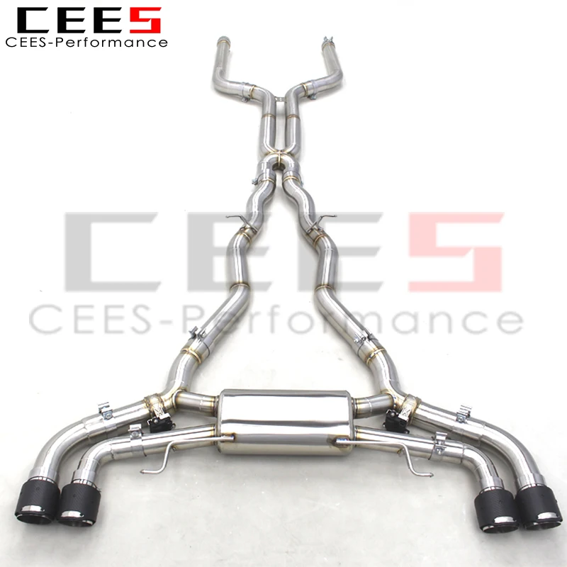 

CEES Stainless Steel Tuning Catback Exhaust Pipes For BMW M8 COUPE 4.4T 2017-2023