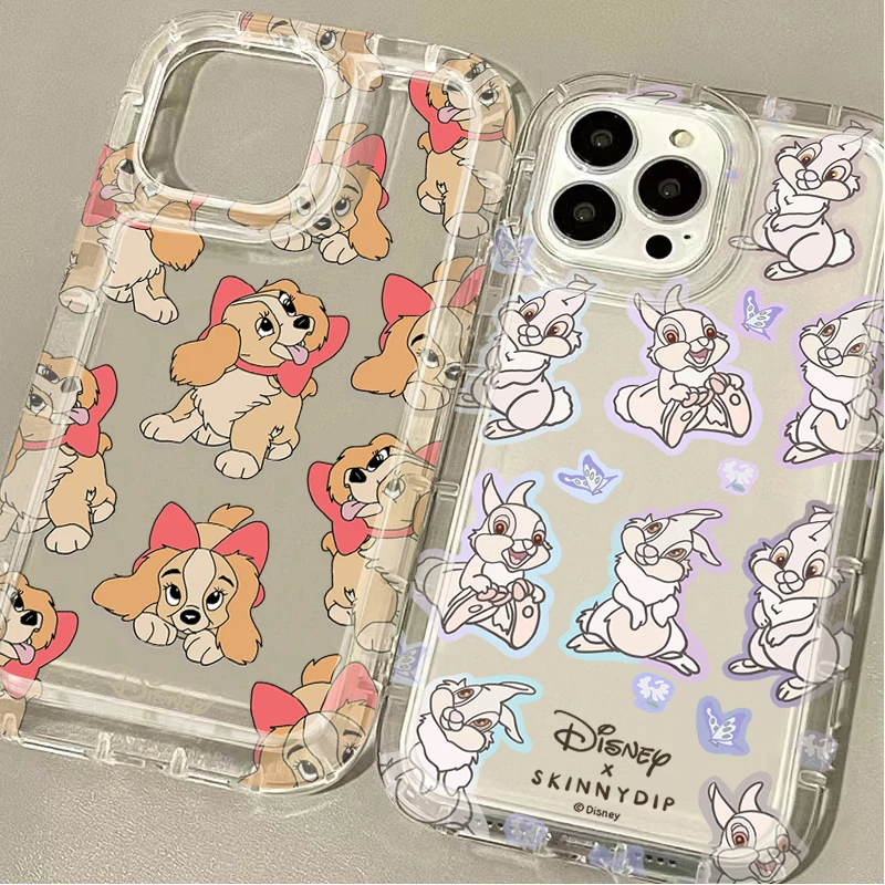 Funda de teléfono Disney Animal Mary Cat Barbara Luddy Dog para IPhone 14 16 15 13 12 11 Pro Max 7 8 Plus XR X XS Max SE 2020 funda suave