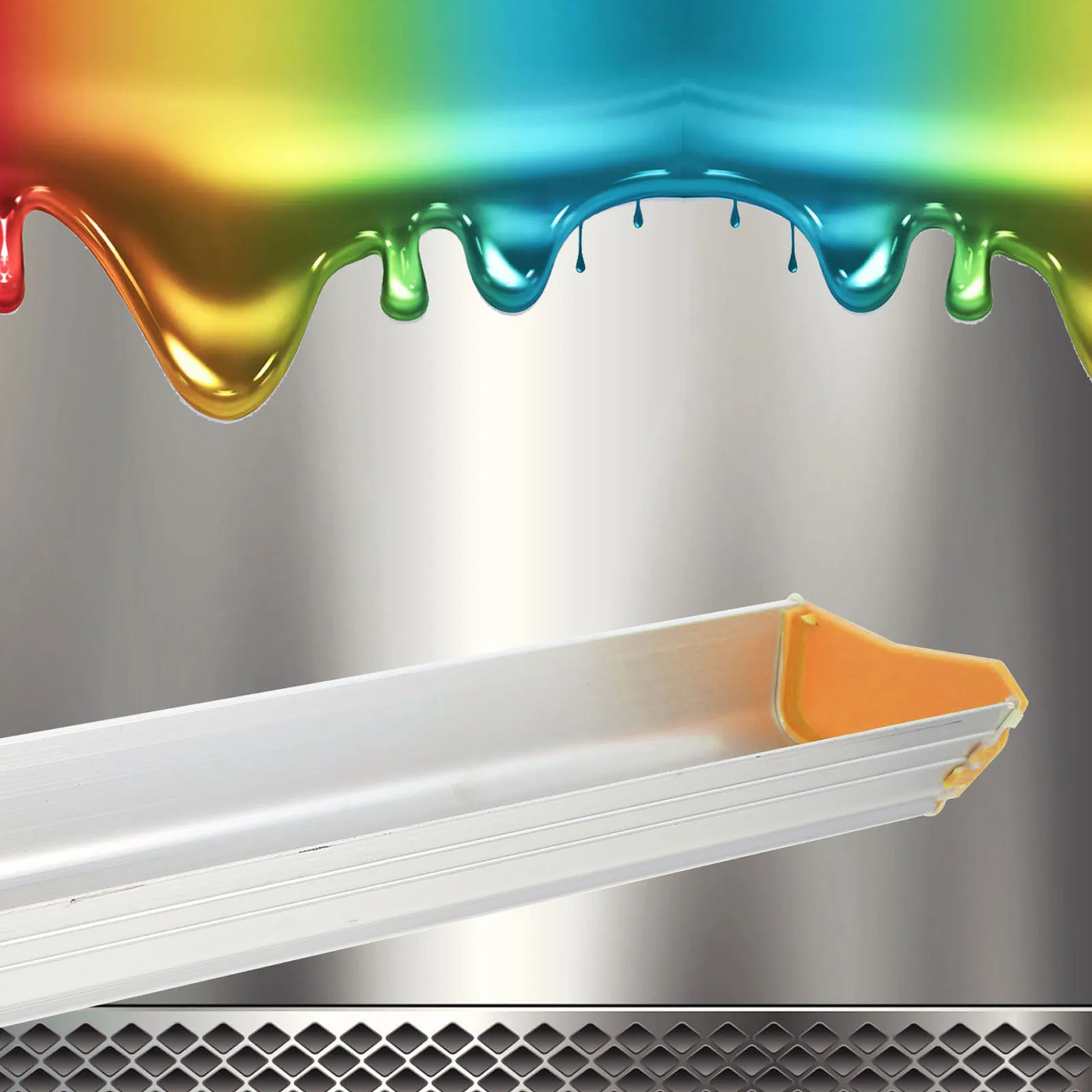 

Emulsion Scoop For Screen Printing Stainless Steel Coating Tool Plastic End Cap Durable Washable Reusable Diy Supply Art