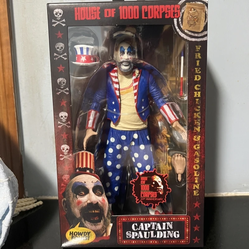 In Stock Neca 39936 Otis Neca 39935 Captain Spaulding House Of 1000 Corpses 20th Anniversary Anime Action Figure Model Toy Gifts