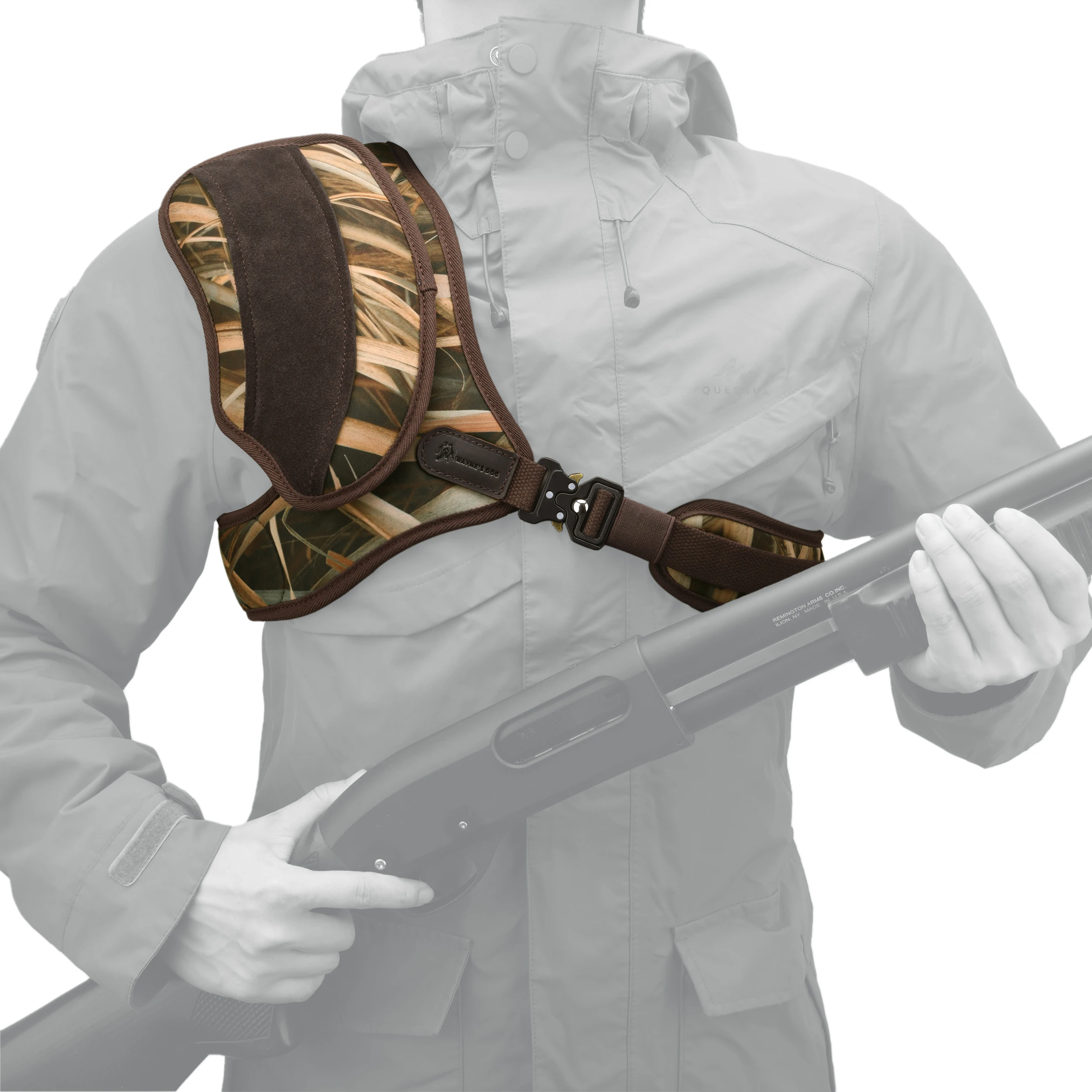 

Camo Padded Rifle Shotgun Field Recoil Shield Leather Archery Half Chest Protector Guard Shirt Pad Shoulder Protector Pad