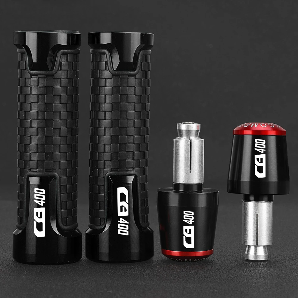 

Motorcycle 7/8" 22mm Handlebars Grips Ends Bar Ends For HONDA CB400F CB400SF CB400VTEC CB400 CB 400 F SF VTEC Handlebars Caps