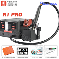 YCS R1 Pro 1000W Intelligent Soldering Station Hot Air Gun with 4 Nozzles For Mobile Phones CPU IC BGA SMT Rework Station Tools
