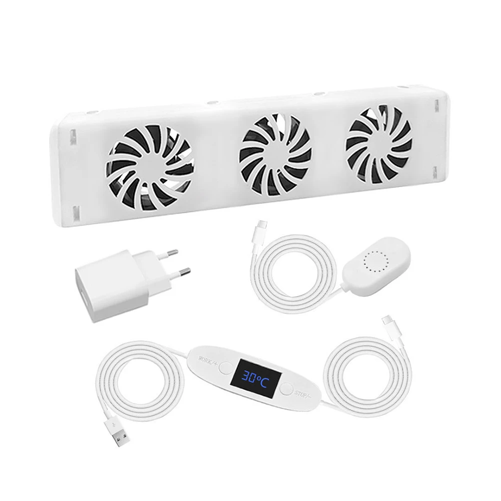 3.0 Smart Radiator Fan Radiator Booster Extension Set Ventilator Fan Smart Speed Household Radiator Magnetic Cooling Fan