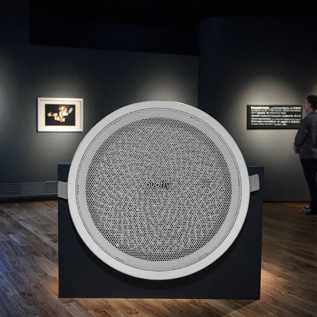 Audfly 20kHz Precise Sound Beam Targeting Parametric Ultrasonic Directional Speaker for Museum Gallery Exhibition