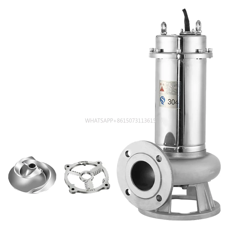 

QY 0.55kw Stainless Steel Industrial Submersible Sewage & Mud Water Pump High Efficiency Pumps