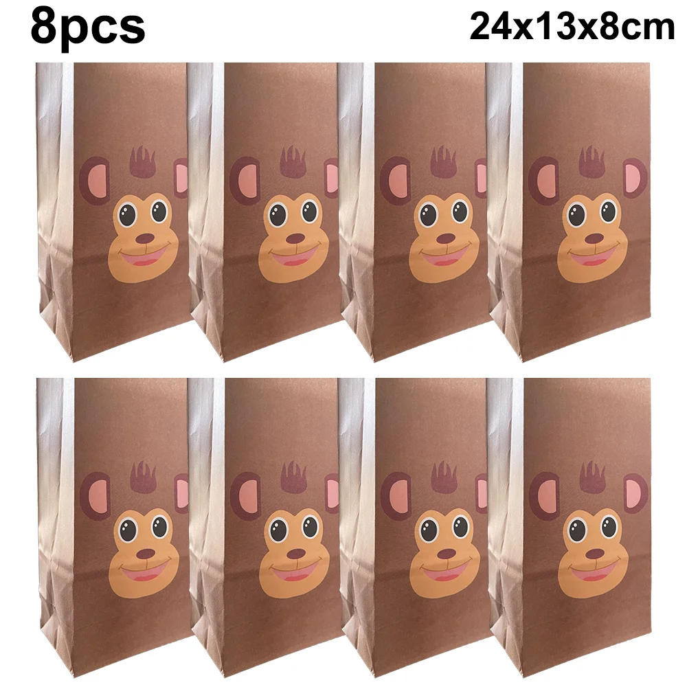 Monkey Foil Balloons Animal Party Balloons Cartoon Woodland Animal Jungle Safari Theme Kids Birthday Party Decorations 