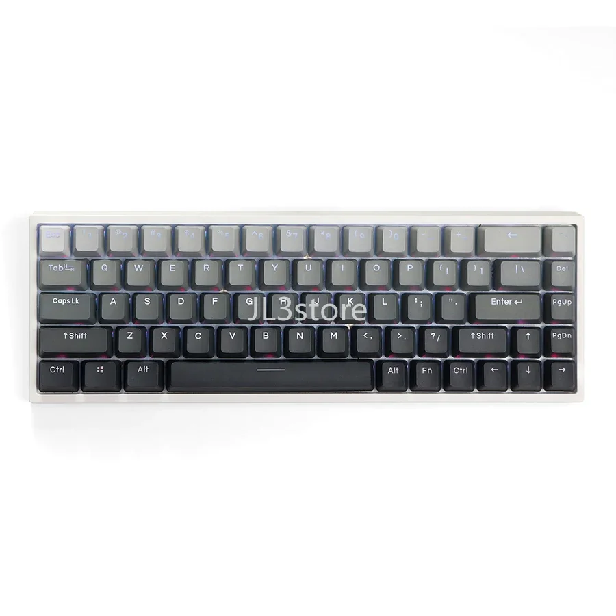 Polar Day PBT Transparent OEM Keycap 68 84 87 104 MX1.0 6.0 8.0 Mechanical Keyboard