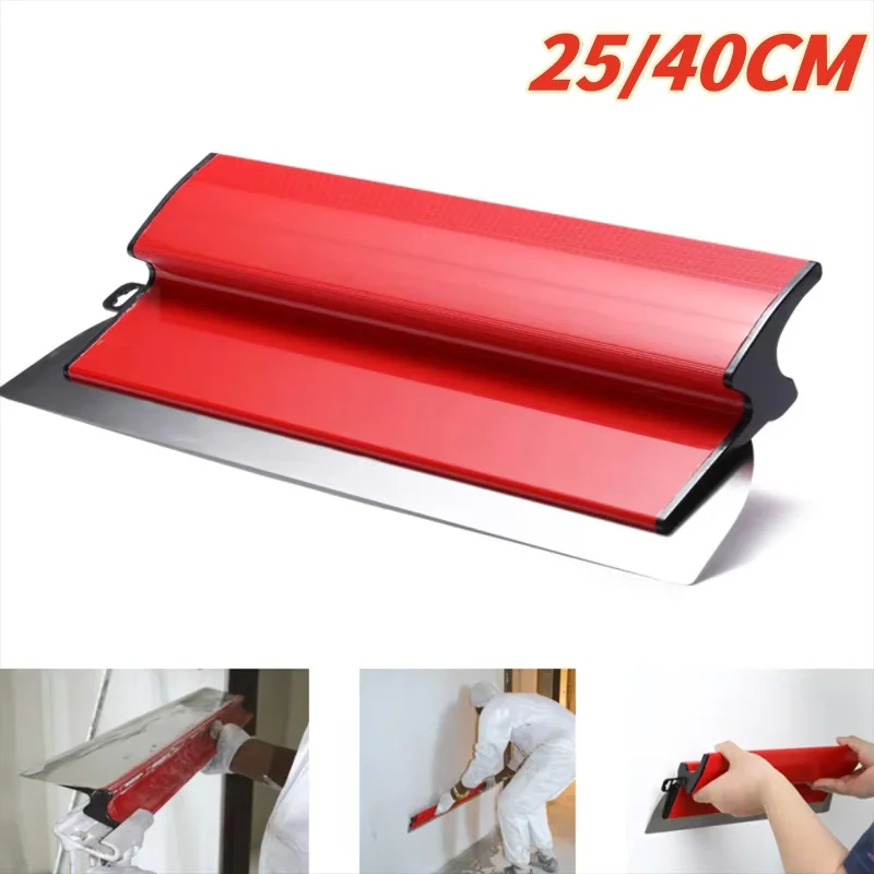 25/40CM Construction Tools Wall Plastering Tools Drywall Smoothing Trowel Skimming Flexible Blade Paint Finishing Skimming Blade