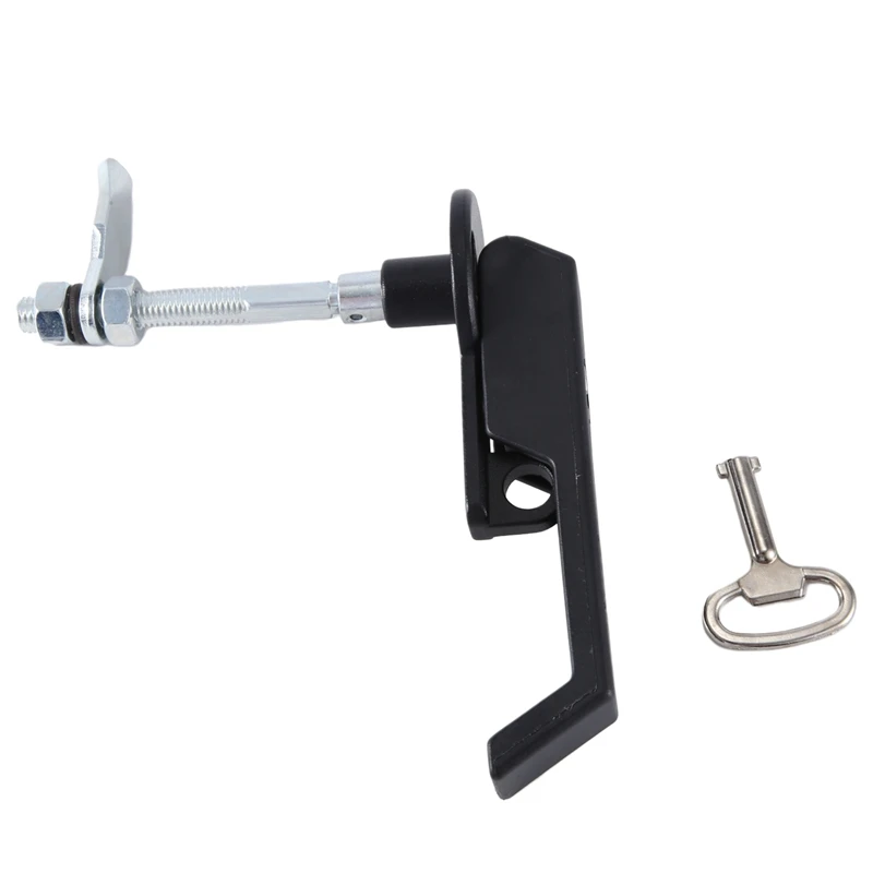 Can Rotate The Door Lock At Will L-Handle Lock For Thick Door Panel Latch Button Locks