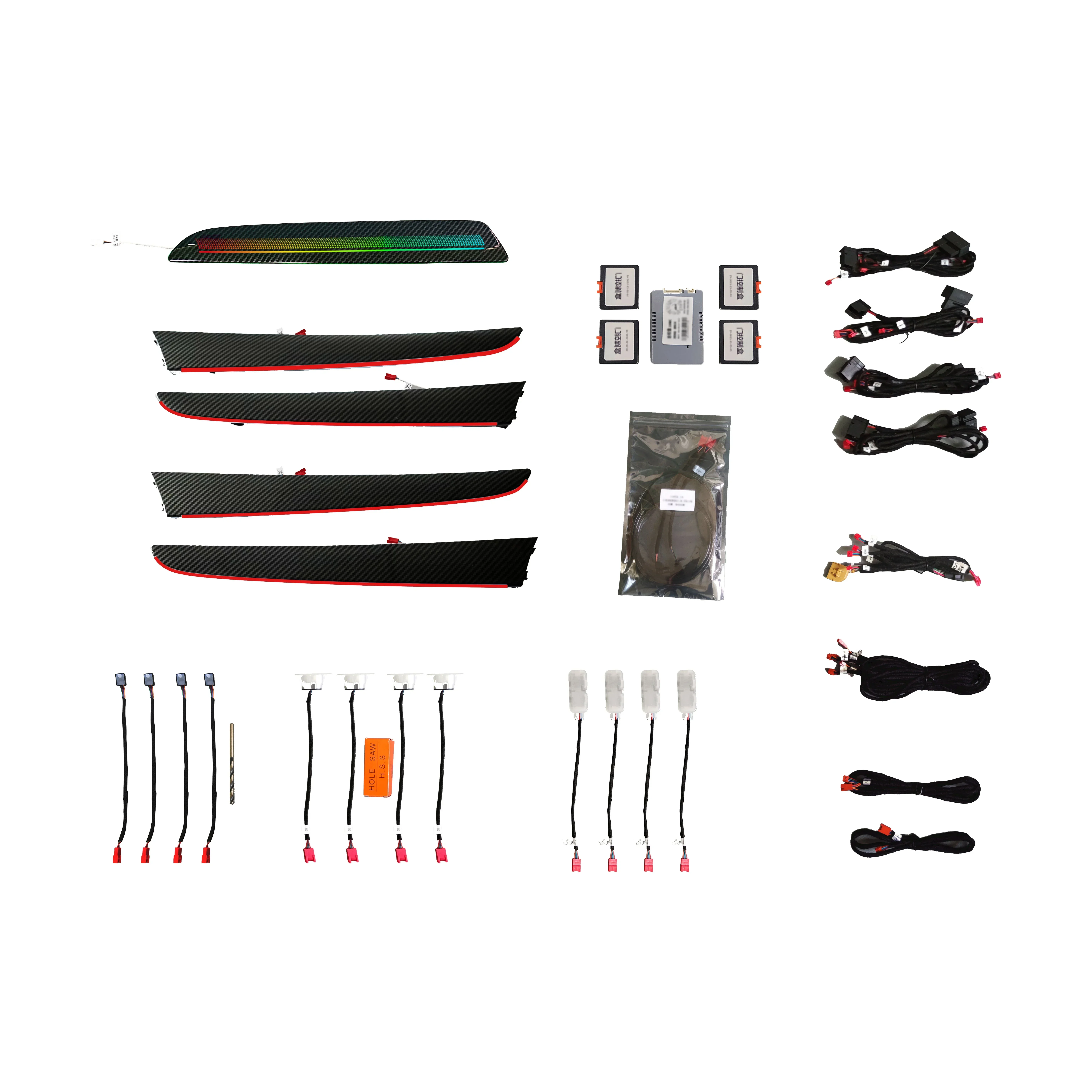 

Upgrade 64 Colors LED Car Interior Ambient Light For Audi A4L/Q5 2009-2018 Atmosphere Strip Accessories