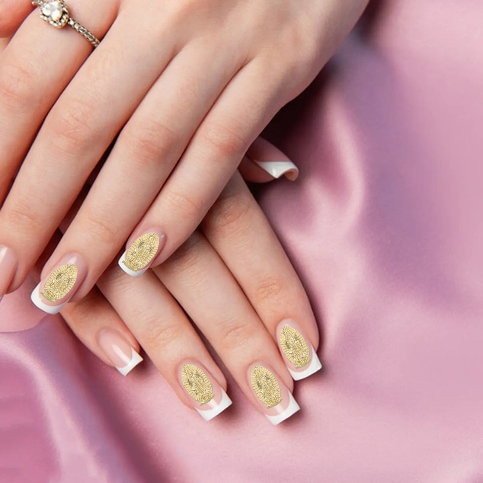 

100Pcs Buddha Statue Nail Charms 3D Metal Embossed Alloy Luxury Nail Art Decorations Manicure Supplies Jewelry Accessories