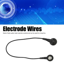 3.5mm Electrode Heat Wires Easy Carry Tinsel Standard Connection Snap Cable  Portable Easy Operate for Digital Device