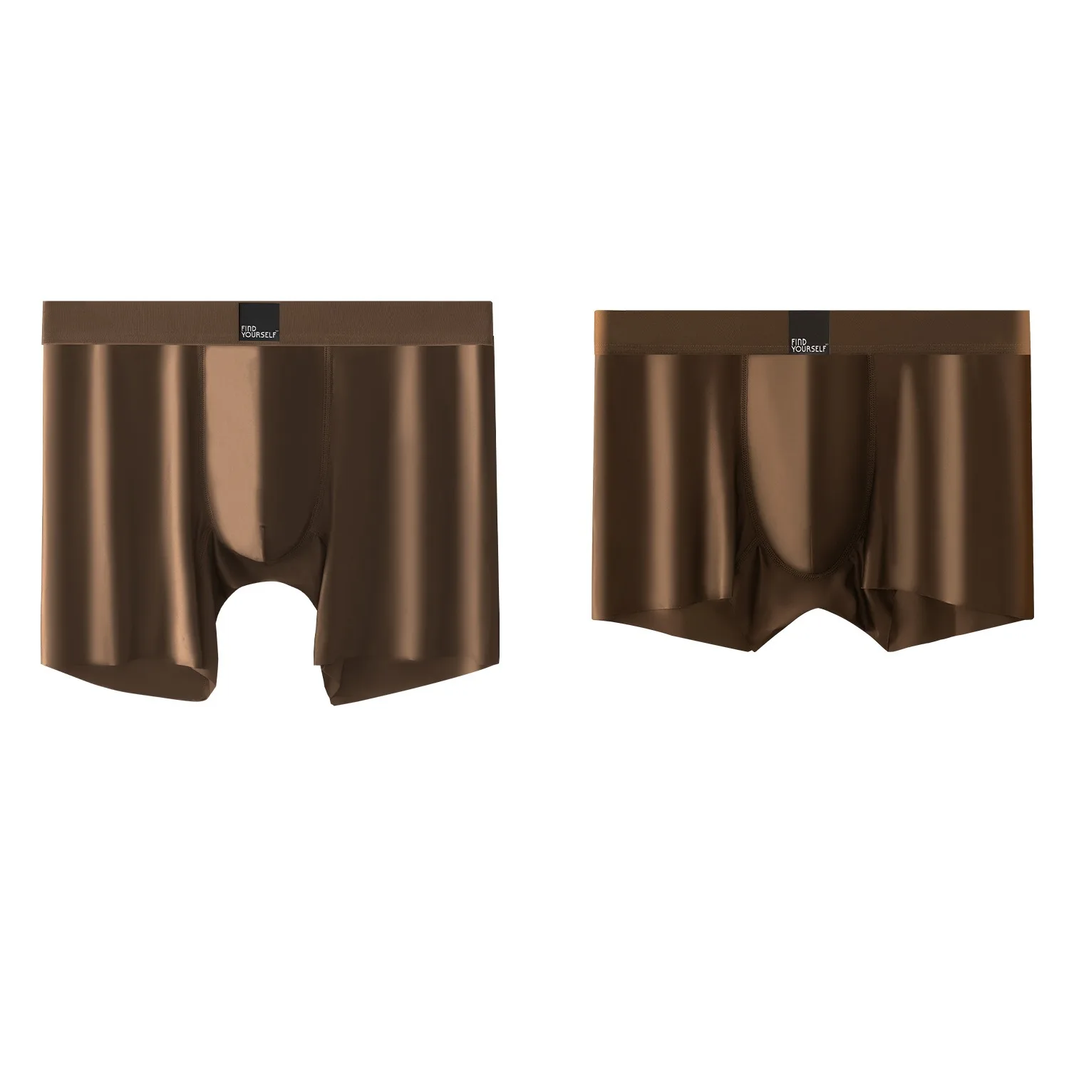 

Men's Ice-Silk Underwear Quick-Dry Athletic Boxer Shorts Breathable Seamless Underpants