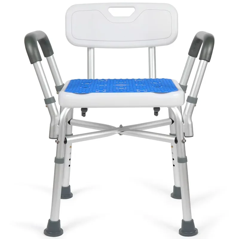 Aluminum alloy curved seat, elderly maternity bath chair, cross-border e-commerce bathroom sauna safety equipment