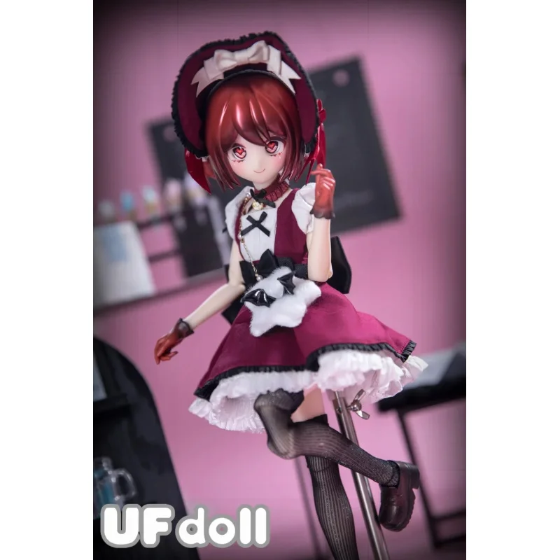 Ufdoll chá bebida série estatueta mais 1/5 proporção bjd boneca caixa cega bonito ação anime figuras bonecas brinquedos kawaii caixa caja