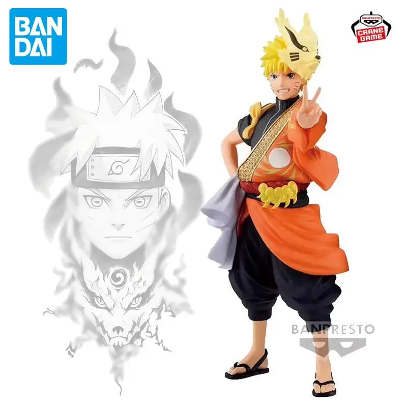 

In Stock Bandai Original Uzumaki Naruto Figures Anime Action Model Cartoon Dolls Desktop Toys Pvc Decor Ornaments Festival Gifts
