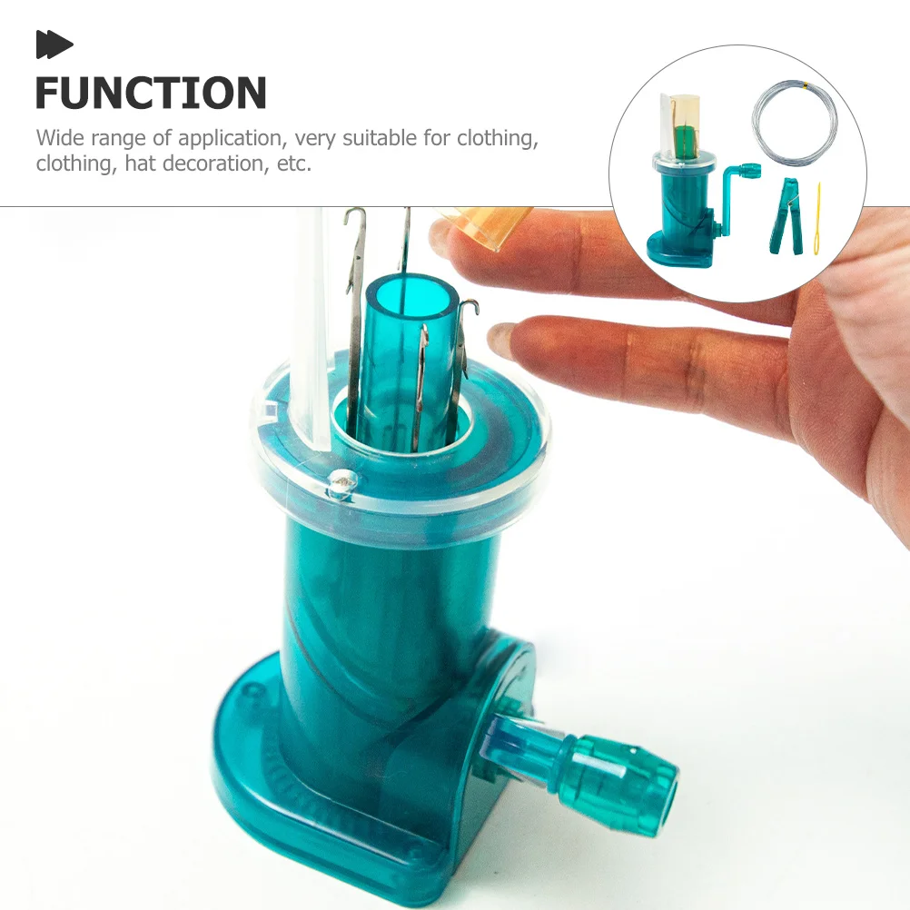 Hand Knitting Machine DIY Winding Tool Easy Operation Practical Spool Knitter for Clothing Hat Decor Wide Application Durable