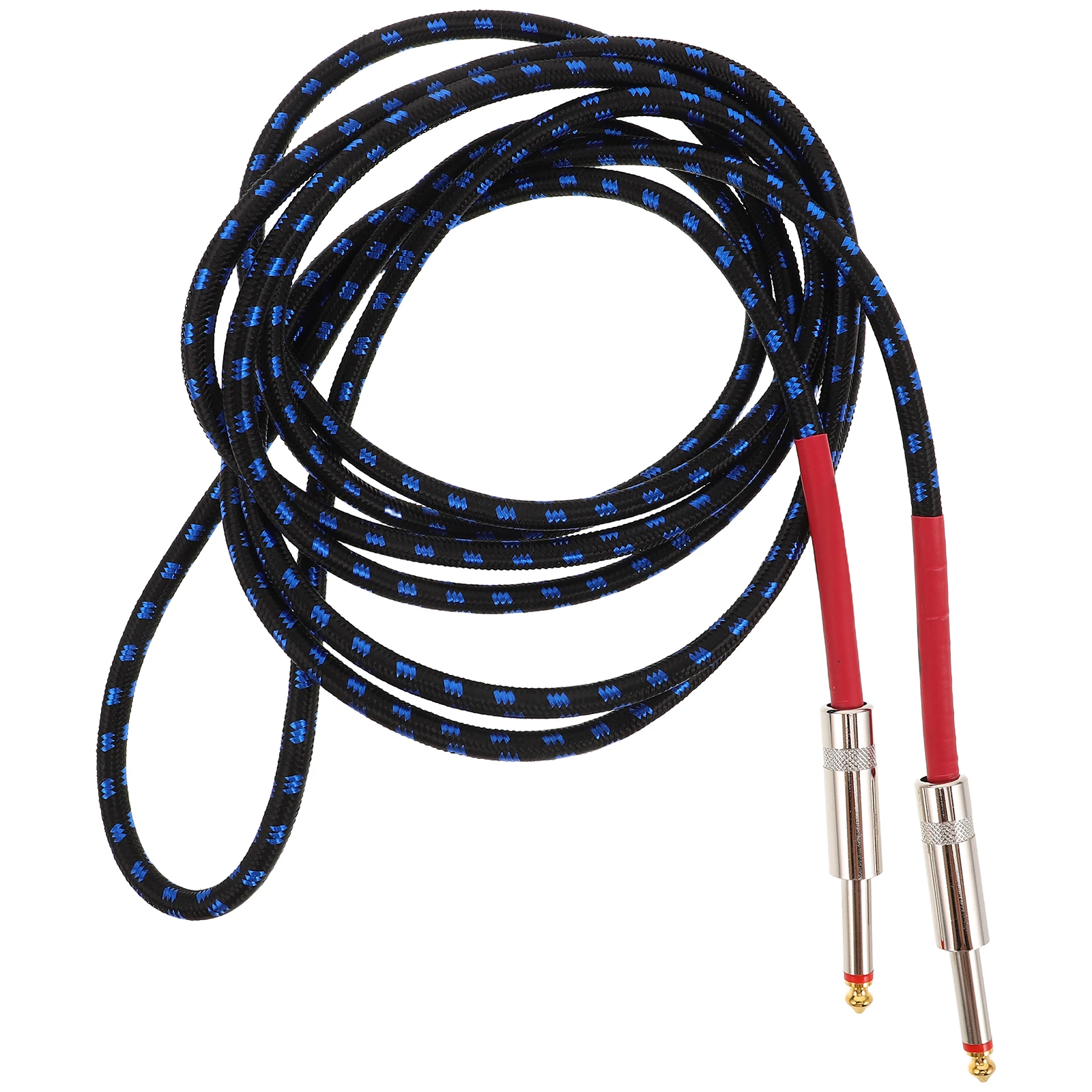 

Braided Electric Guitar Audio Cable Well Insulated Noise Reduction Patch Cord For Effect Pedals Amp Bass Guitar Silent Shielded