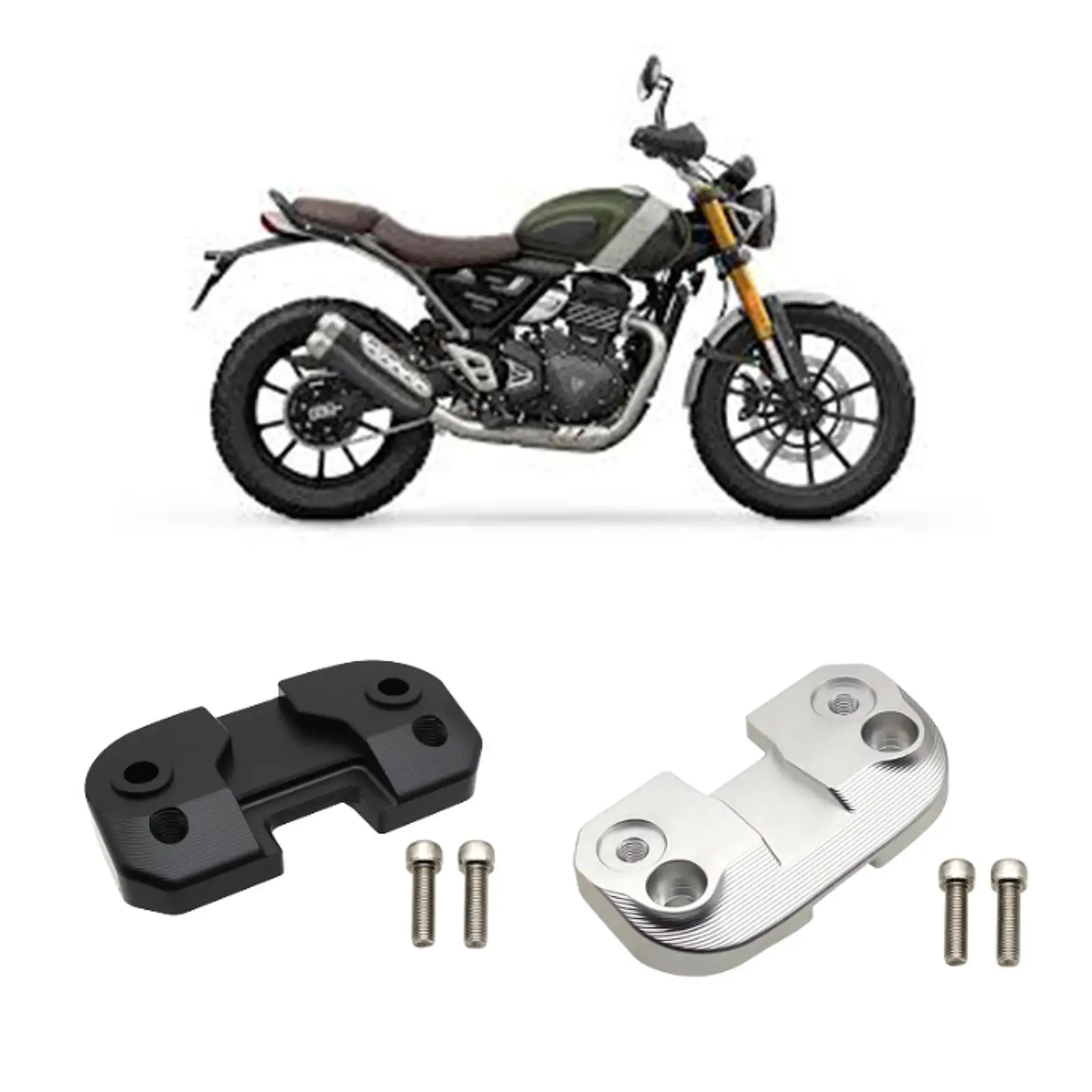 

Motor Handlebar Riser Spare Parts Multiuse Modified Mount Handlebar Riser Clamp for Scrambler400 Scrambler1100 Scrambler800