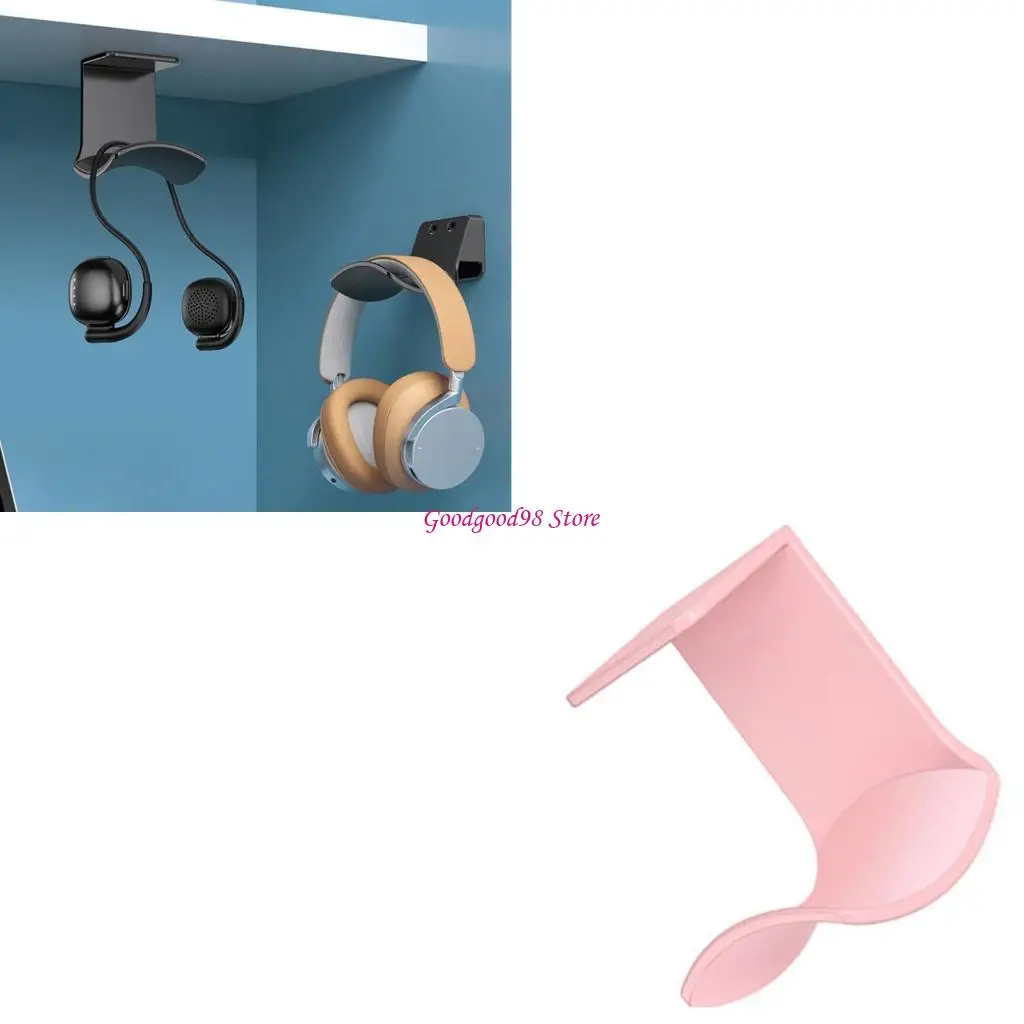 

Wall mounted Storage Rack Headphones Stand Holder Cradles Holder for Enthusiasts W8EC