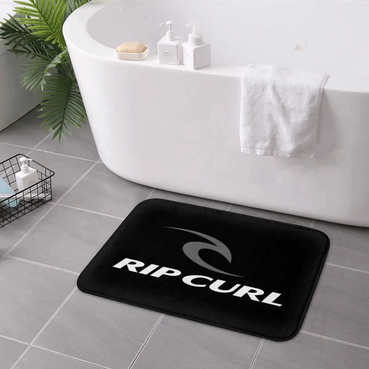 

Противоскользящий коврик с логотипом Rip Curl, напольный коврик, ковер для кухни, входа, дома, ванной комнаты, гостиной, коврики для ног