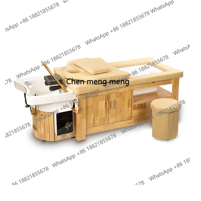 X سرير معالجة الرأس متعدد الوظائف بدرجة حرارة ثابتة لتدوير المياه لمحلات الحلاقة