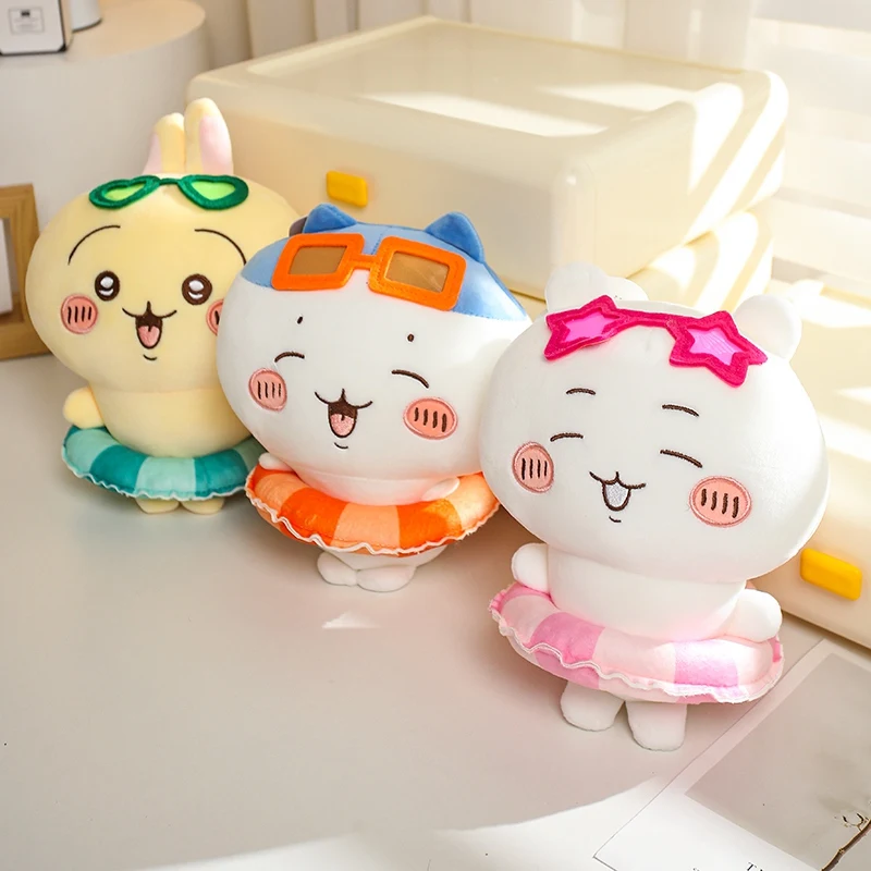 Serie estiva Chiikawa Peluche Kawaii Usagi Bambola di pezza Hachiware Giocattoli Adorabilmente Immagine di cartone animato Decorazione della stanza Regalo di Natale per i bambini