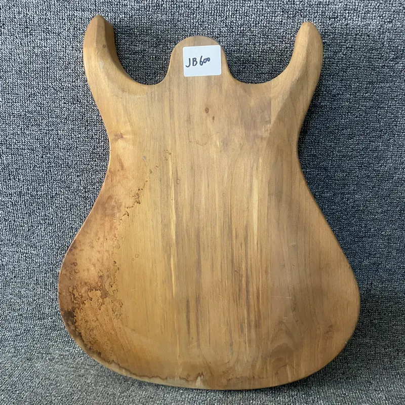 JB600 Raw Meterials of Electric Guitar Body Solid Chinese Alder Wood DIY Parts ST Model Unfinished Uncut Nature Right