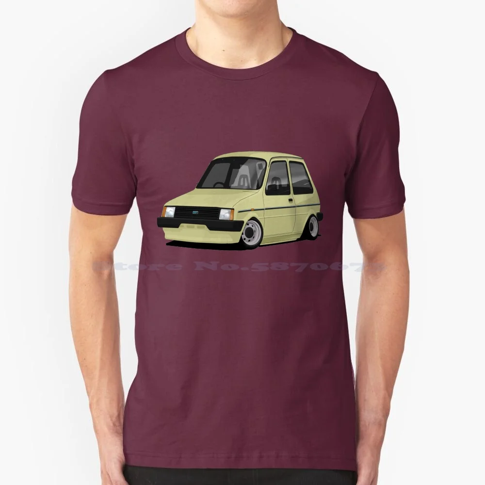 Austin Metro T Shirt 100% Cotton Tee Austin Metro Mini Metro A Series Leyland British Lowered Stanced Banded Steels Banded