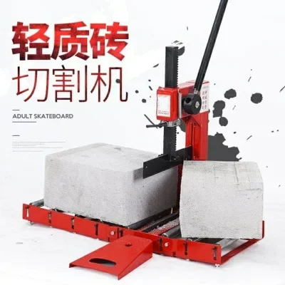 New aerated block brick cutting machine manual hydraulic permeable  cutting machine foam light cutting