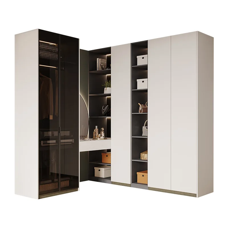 Jiangmen Foshan Guangzhou whole house customization factory design and customization of wardrobes, desk combinations