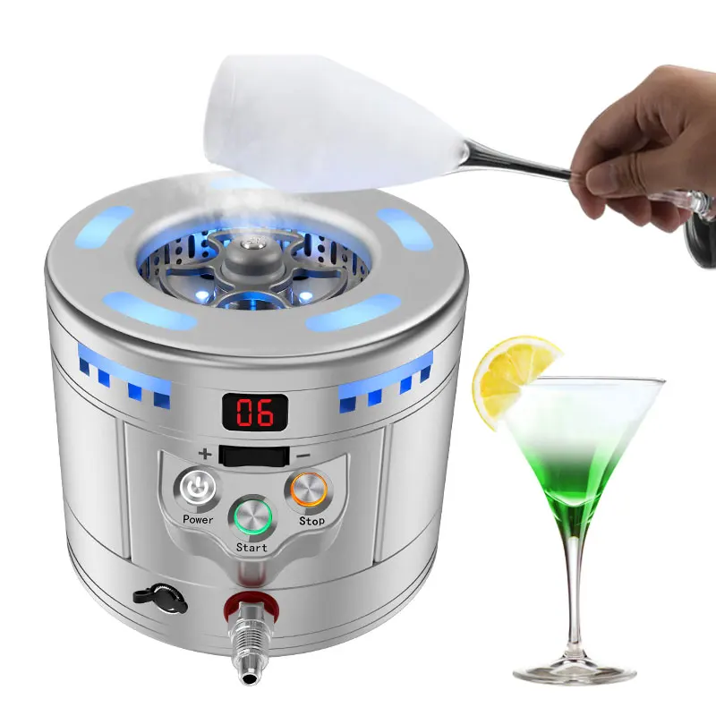 Portable Small Dry Ice Maker Machine Commercial Dry Ice Generating Device For Restaurant Cold Dish Dessert Cocktail Catering